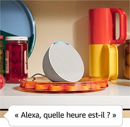 Découvrez Echo Pop: ⁢L'enceinte compacte avec Alexa pour un son riche. Contrôlez votre musique⁢ et transformez n'importe quelle pièce ​en espace connecté. Respectueux de l'environnement