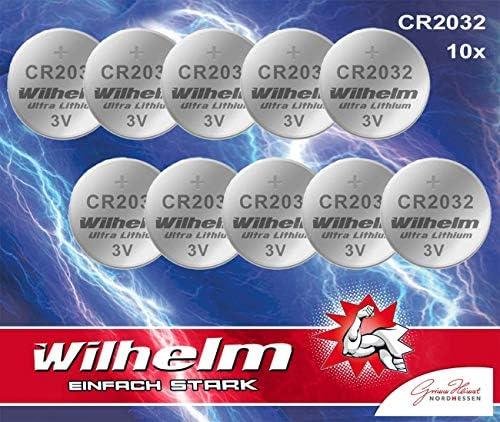 Découvrez ces piles bouton Wilhelm CR2032 : Hautes performances pour une grande variété d’appareils !