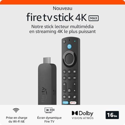 Découvrez le Nouvel Amazon Fire TV Stick 4K Max | La meilleure expérience de streaming avec Wi-Fi 6E !