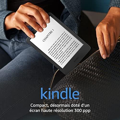 Le Kindle 2022 : une expérience de lecture inégalée | Plus léger, plus compact, plus de stockage | Écran haute résolution, sans publicités | Noir