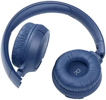 Découvrez le casque sans fil JBL TUNE 510BT - Son puissant,⁢ confortable et pliable - 40 hrs d'écoute - Bleu