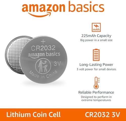 Revus et Approuvés : Lot de 6 Piles CR2032 Amazon Basics